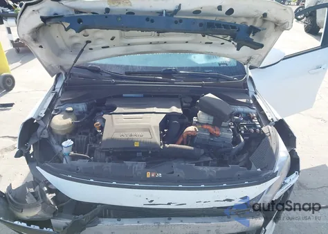 2019 Hyundai Ioniq Hybrid Blue из США, поврежденный, VIN KMHC65LC8KU178745